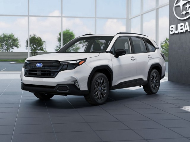 New CRYSTAL WHITE PEARL 2026 Subaru Forester Sport Onyx Edition