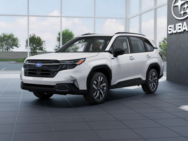 New 2026 Crystal White Pearl Subaru Touring Hybrid image 2